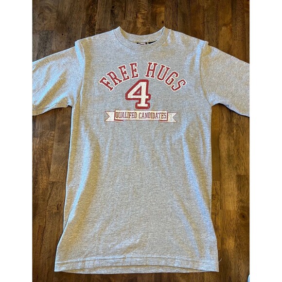 Free hugs hippy vegan‎ T-shirt men's small - Picture 1 of 4